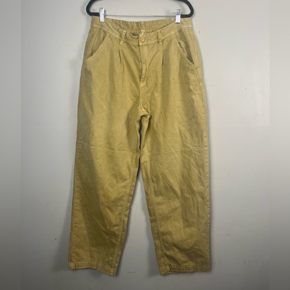 Free people Cya Later Slater trouser size 12 khaki - Picture 3 of 9